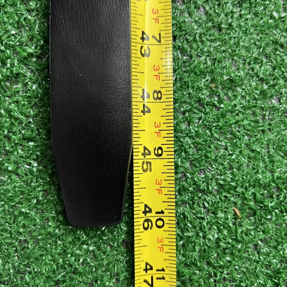 Leather Ratchet Belt For Men Adjustable Deer Head Engraving Oval‎ Gold Buckle